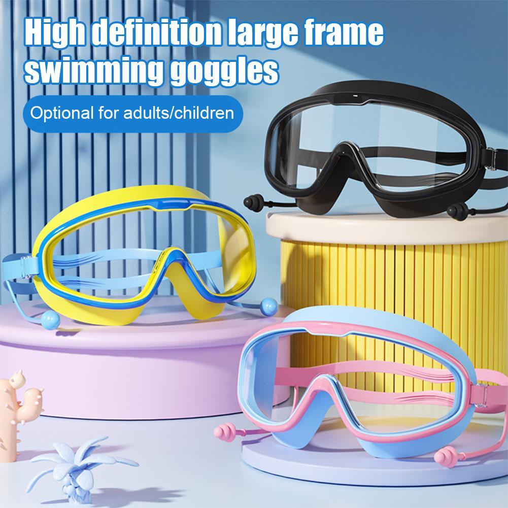 Adult Swimming Goggle Silicone Swimming Goggles Large Frame With Earplugs Silicone Children s Waterproof And Anti-fog HD Glasses
Adult Swimming Goggle Silicone Swimming Goggles Large Frame With Earplugs Silicone Children s Waterproof And Anti-fog HD Glasses