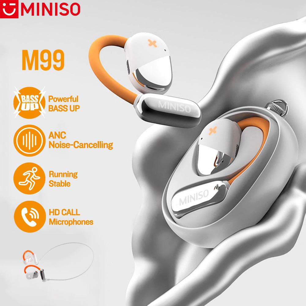 MINISO M99 Наушники открытого типа Bluetooth 5.4 ANC Шумоподавление Спортивные Беспроводные Наушники IPX5 Водонепроницаемые Оранжевые Светящиеся Наушники
MINISO M99 Наушники открытого типа Bluetooth 5.4 ANC Шумоподавление Спортивные Беспроводные Наушники IPX5 Водонепроницаемые Оранжевые Светящиеся Наушники