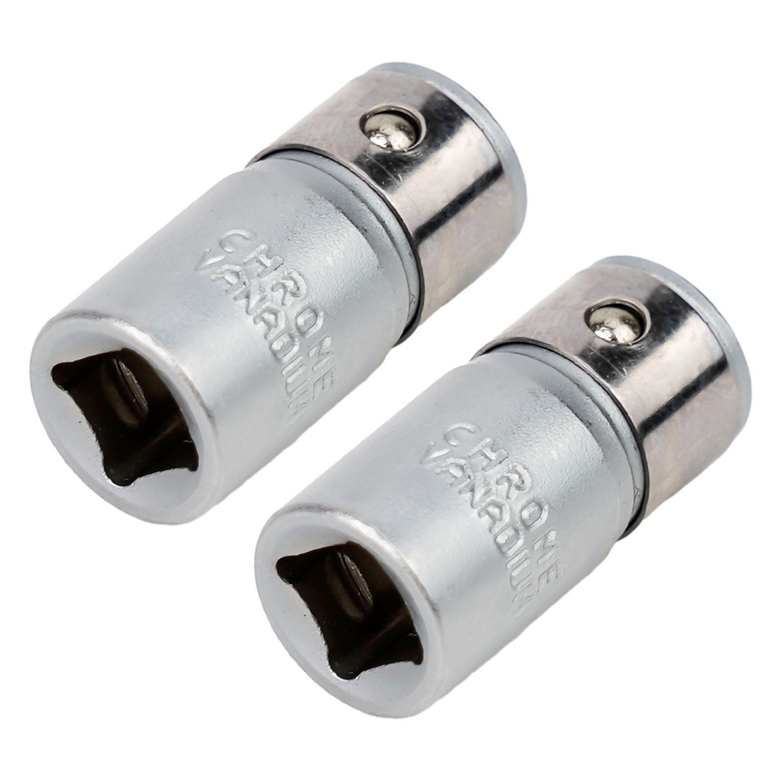 2 PCS/set 1/4 Square Drive To 1/4 Hex Shank Socket Bits Converter Screwdriver Holder Power Tool Accessories
2 PCS/set 1/4 Square Drive To 1/4 Hex Shank Socket Bits Converter Screwdriver Holder Power Tool Accessories