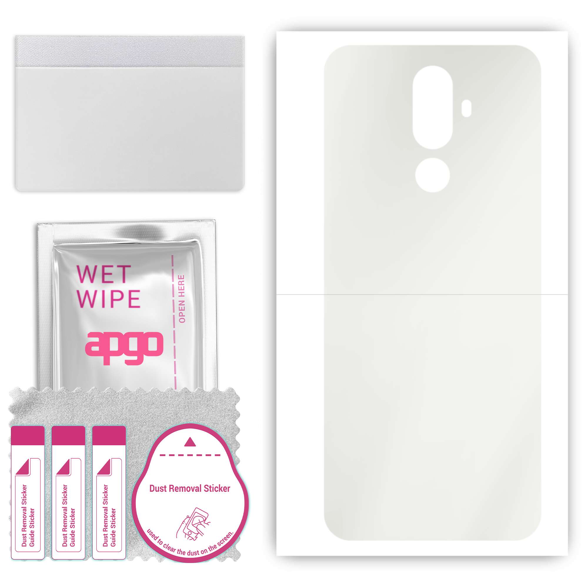 apgo MATTE Protective Skin Sticker for the back compatible with Oukitel K5, Wrap Film, Hydrogel Film, Flexible, Soft TPU with positioning layer easy i
apgo MATTE Protective Skin Sticker for the back compatible with Oukitel K5, Wrap Film, Hydrogel Film, Flexible, Soft TPU with positioning layer easy i