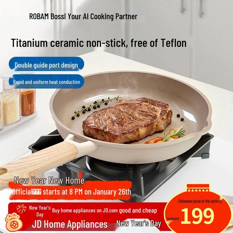 26cm Titanium Non-Stick Frying Pan with Lid
26cm Titanium Non-Stick Frying Pan with Lid
