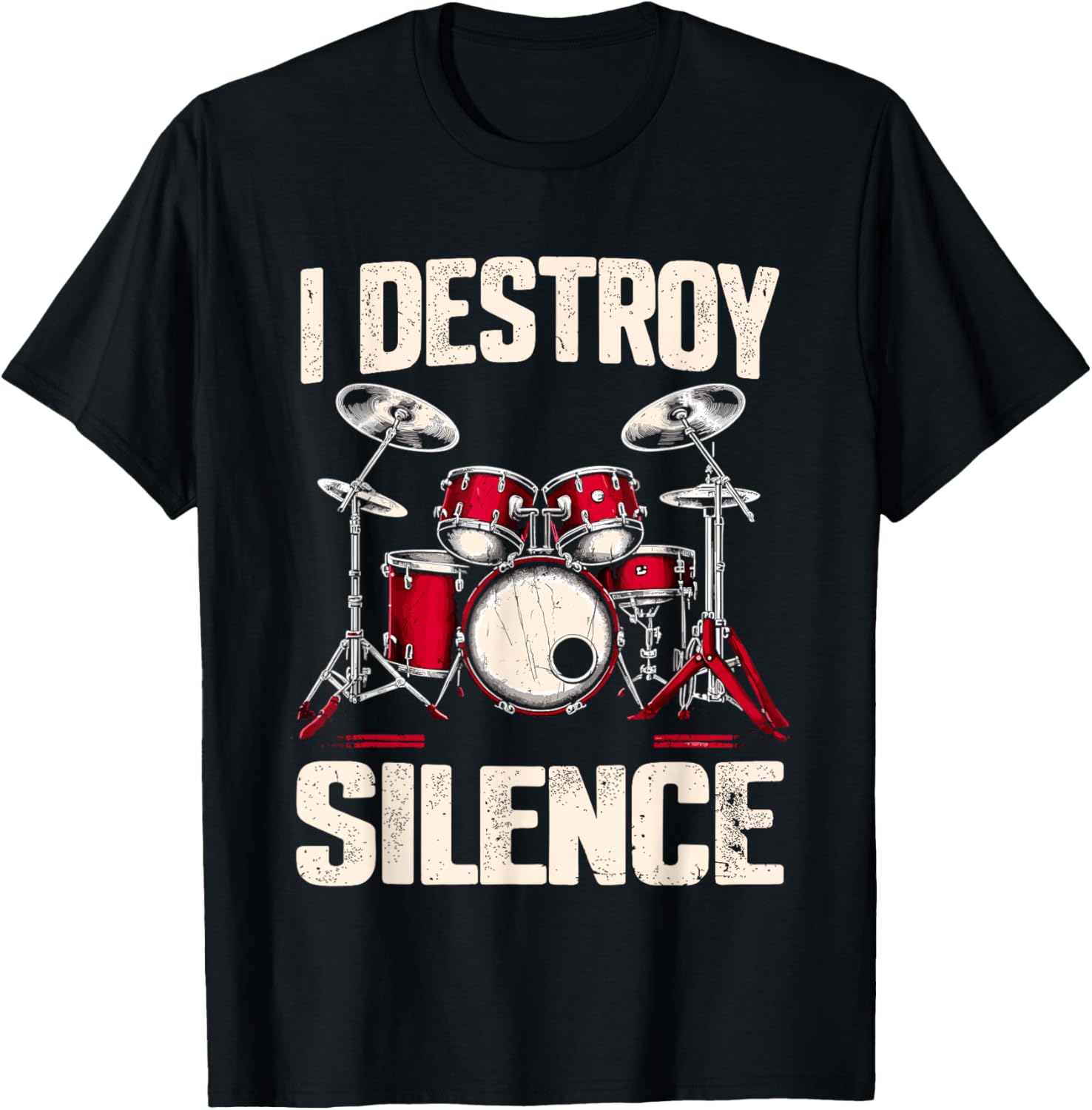 I Destroy Silence Drummer Graphic Cotton TShirt Casual Short Sleeve Crewneck Tee - Men s Summer Cotton Graphic Tee S разноцветный
I Destroy Silence Drummer Graphic Cotton TShirt Casual Short Sleeve Crewneck Tee - Men s Summer Cotton Graphic Tee S разноцветный
