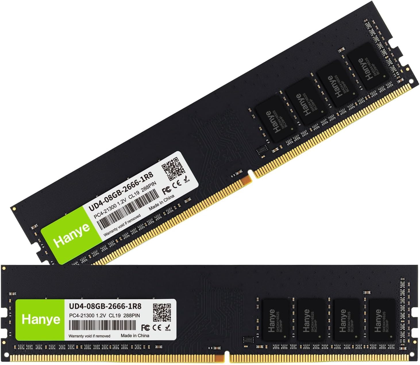 Desktop PC Memory 16GB x 288pin DIMM Hanye CL19 Domestic Authorized Dealer (8GB 2) PC4-21300 (DDR4-2666) 1.2V UD4-08GB-2666-1R8
Desktop PC Memory 16GB x 288pin DIMM Hanye CL19 Domestic Authorized Dealer (8GB 2) PC4-21300 (DDR4-2666) 1.2V UD4-08GB-2666-1R8