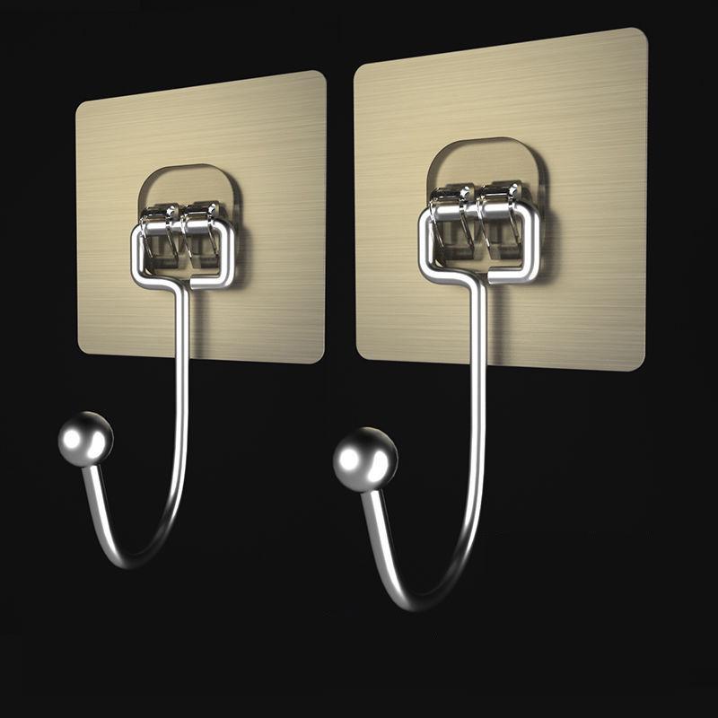 Extra Strong Transparent No-Drill Large Adhesive Hook for Coats and Hats
Extra Strong Transparent No-Drill Large Adhesive Hook for Coats and Hats