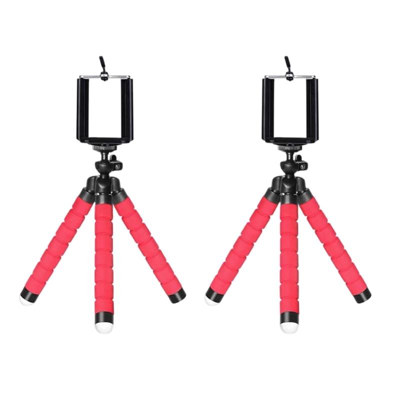 2pcs Tripod Stand with Clip Flexible Tripod Portable Bracket Holder for Mobile Phone 360 Degree Rotating Tripod
2pcs Tripod Stand with Clip Flexible Tripod Portable Bracket Holder for Mobile Phone 360 Degree Rotating Tripod