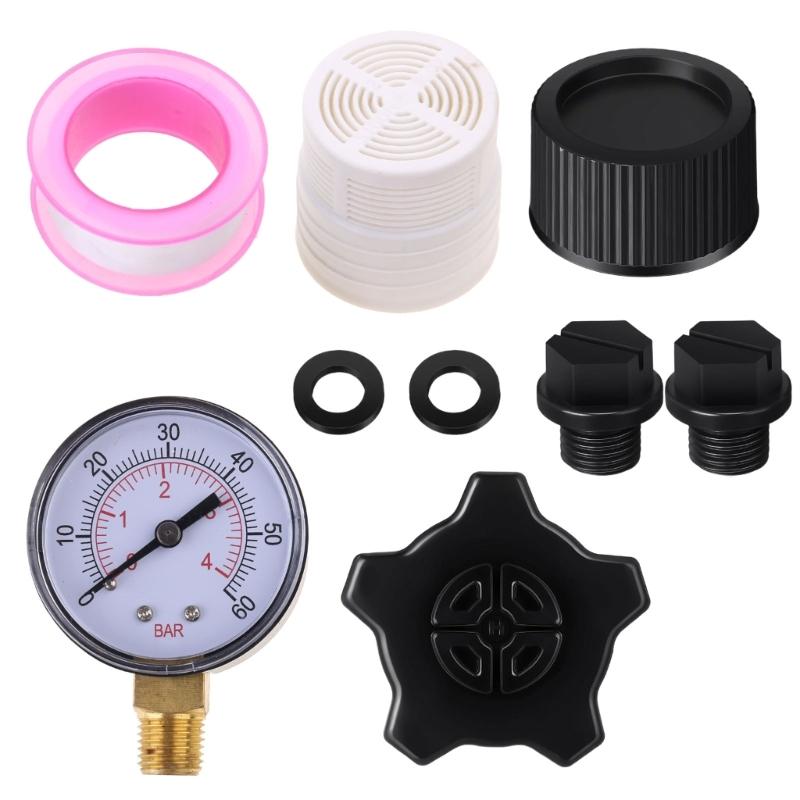 Plastic Drainage Cover Pump Cover Pool Pump Accessories Pressure Gauge Replacement Gasket for ECX270861 SX180LA Models 1
Plastic Drainage Cover Pump Cover Pool Pump Accessories Pressure Gauge Replacement Gasket for ECX270861 SX180LA Models 1