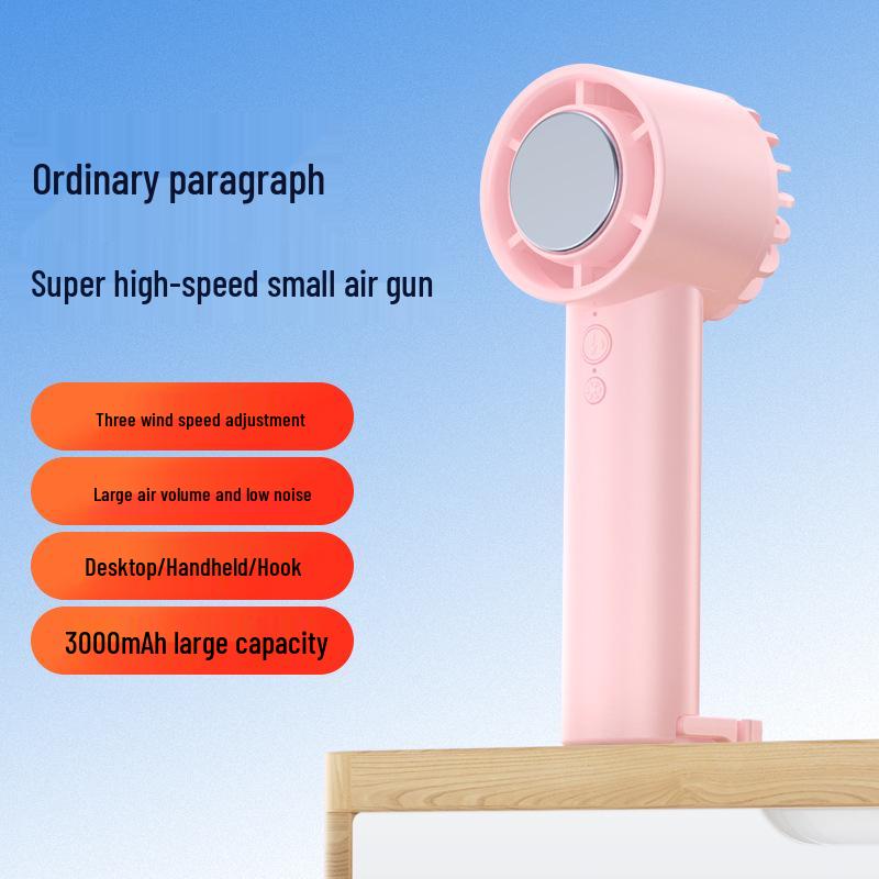 Rechargeable High-Speed Portable Fan with Digital Display & Ice Pack 160mm x 58mm
Rechargeable High-Speed Portable Fan with Digital Display & Ice Pack 160mm x 58mm