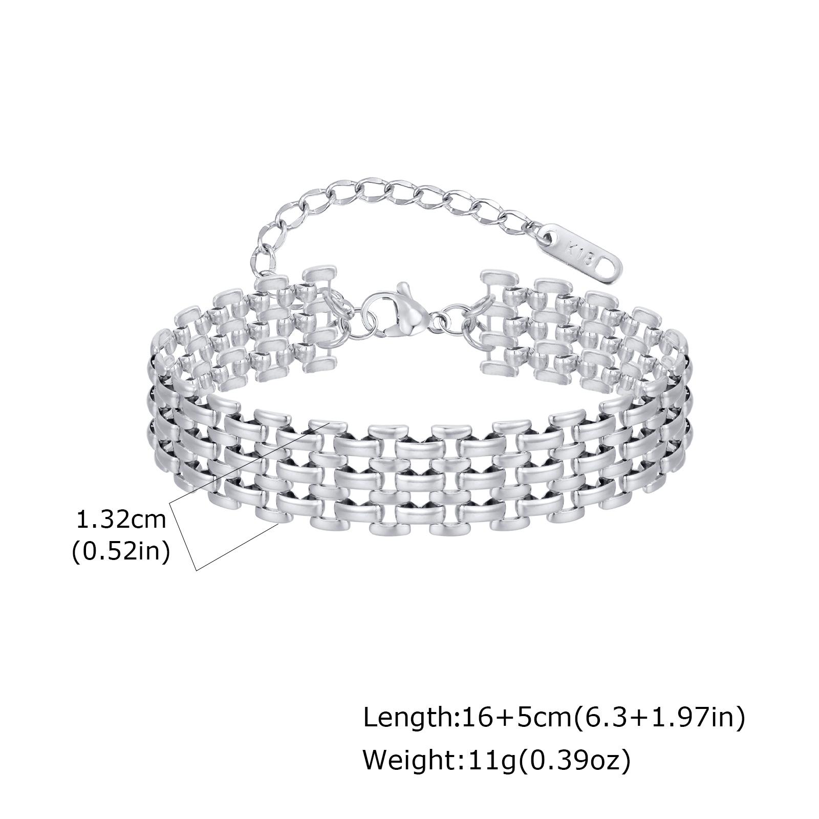 Women s Multi-layer Watch Strap Bracelet, Stainless Steel Gold Plated Chain Bracelet, Adjustable Stackable Jewelry
Women s Multi-layer Watch Strap Bracelet, Stainless Steel Gold Plated Chain Bracelet, Adjustable Stackable Jewelry