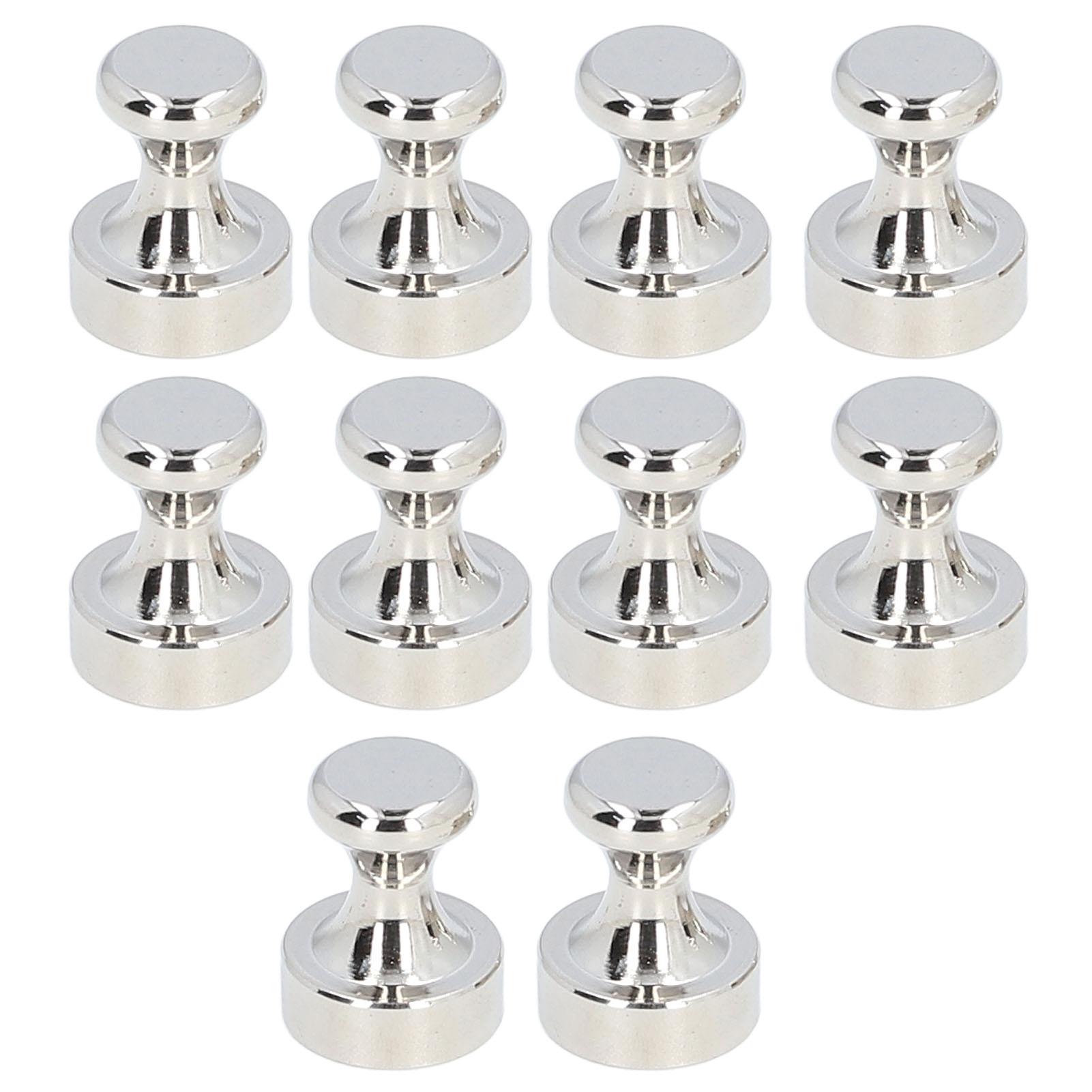 10PCS Magnetic Push Pins Multifunctional Strong Magnet Metal Thumbtacks for Home Refrigerator
10PCS Magnetic Push Pins Multifunctional Strong Magnet Metal Thumbtacks for Home Refrigerator