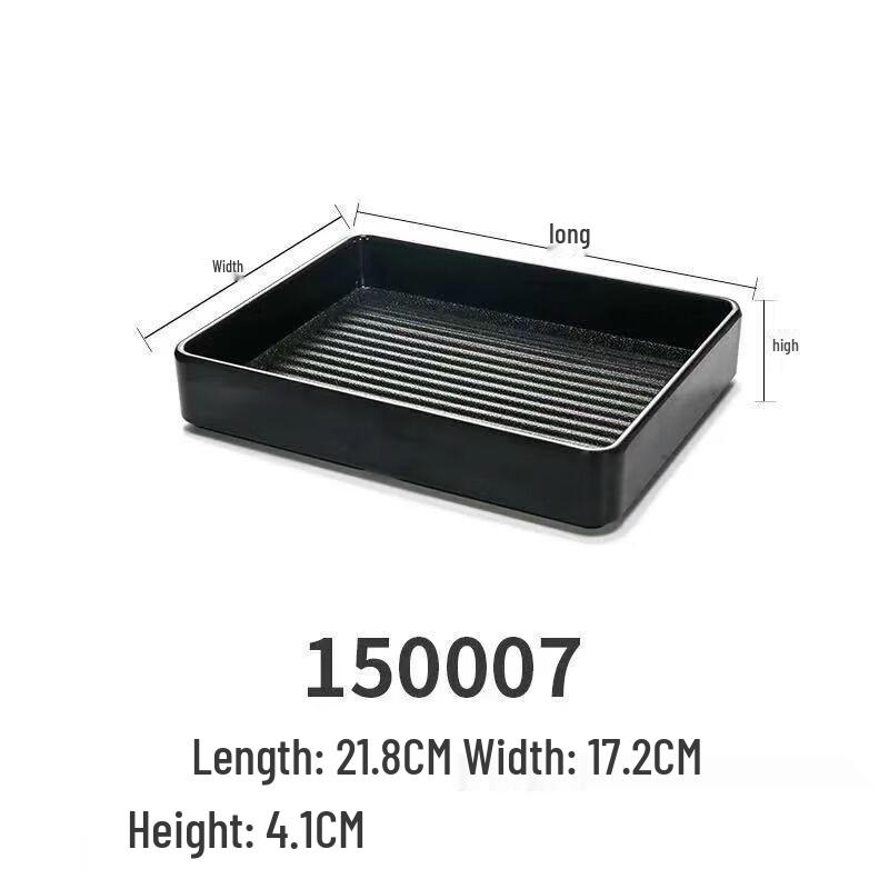 Jijun Commercial Melamine Black Matte Round Serving Plate
Jijun Commercial Melamine Black Matte Round Serving Plate