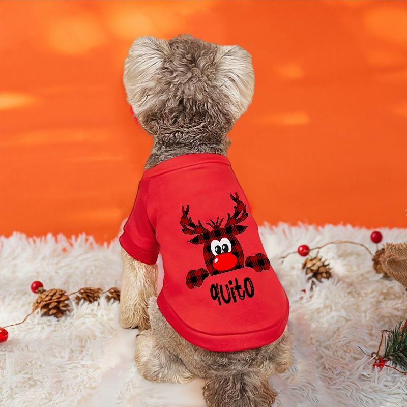 Christmas Pet Dogs Cats Plaid Reindeer Hoodie Personalized Customized Holiday Clothing Xmas Dog Pet Cat Outfits Christmas Gift l
Christmas Pet Dogs Cats Plaid Reindeer Hoodie Personalized Customized Holiday Clothing Xmas Dog Pet Cat Outfits Christmas Gift l