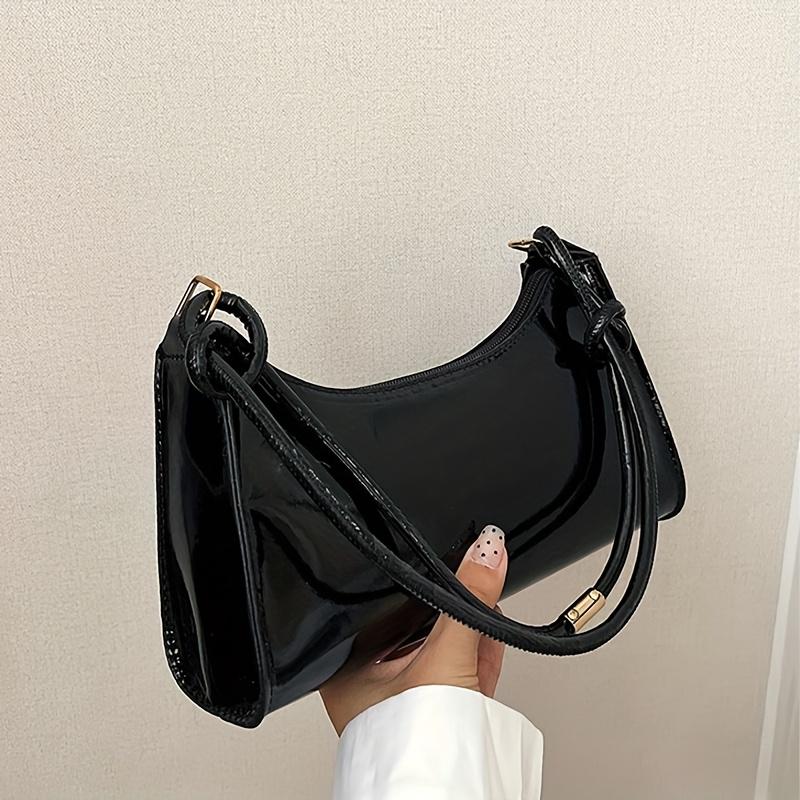 Shoulder Bag - Golden-Tone Zipper Closure & Adjustable Strap, Minimalist Tote for, Casual & Formal Events, Durable & Versatile Everyday Purse чёрный
Shoulder Bag - Golden-Tone Zipper Closure & Adjustable Strap, Minimalist Tote for, Casual & Formal Events, Durable & Versatile Everyday Purse чёрный