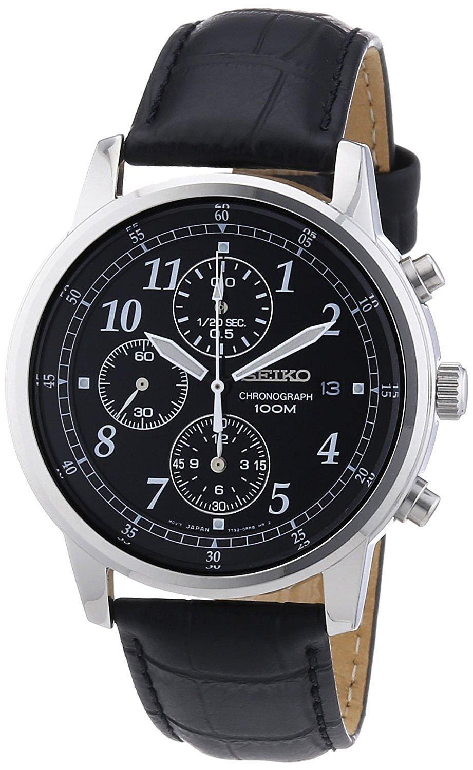 SEIKO SEIKO SNDC33P1 Men s Chronograph ClassicBlack LeatherBlack DialSNDC33 Men s Watch
SEIKO SEIKO SNDC33P1 Men s Chronograph ClassicBlack LeatherBlack DialSNDC33 Men s Watch