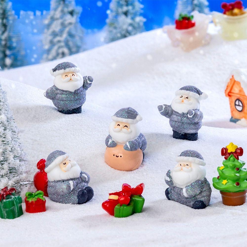 10pcs Cute Mini Santa Claus Ornament Cartoon Santa Claus Statue Garden Decoration Accessories
10pcs Cute Mini Santa Claus Ornament Cartoon Santa Claus Statue Garden Decoration Accessories