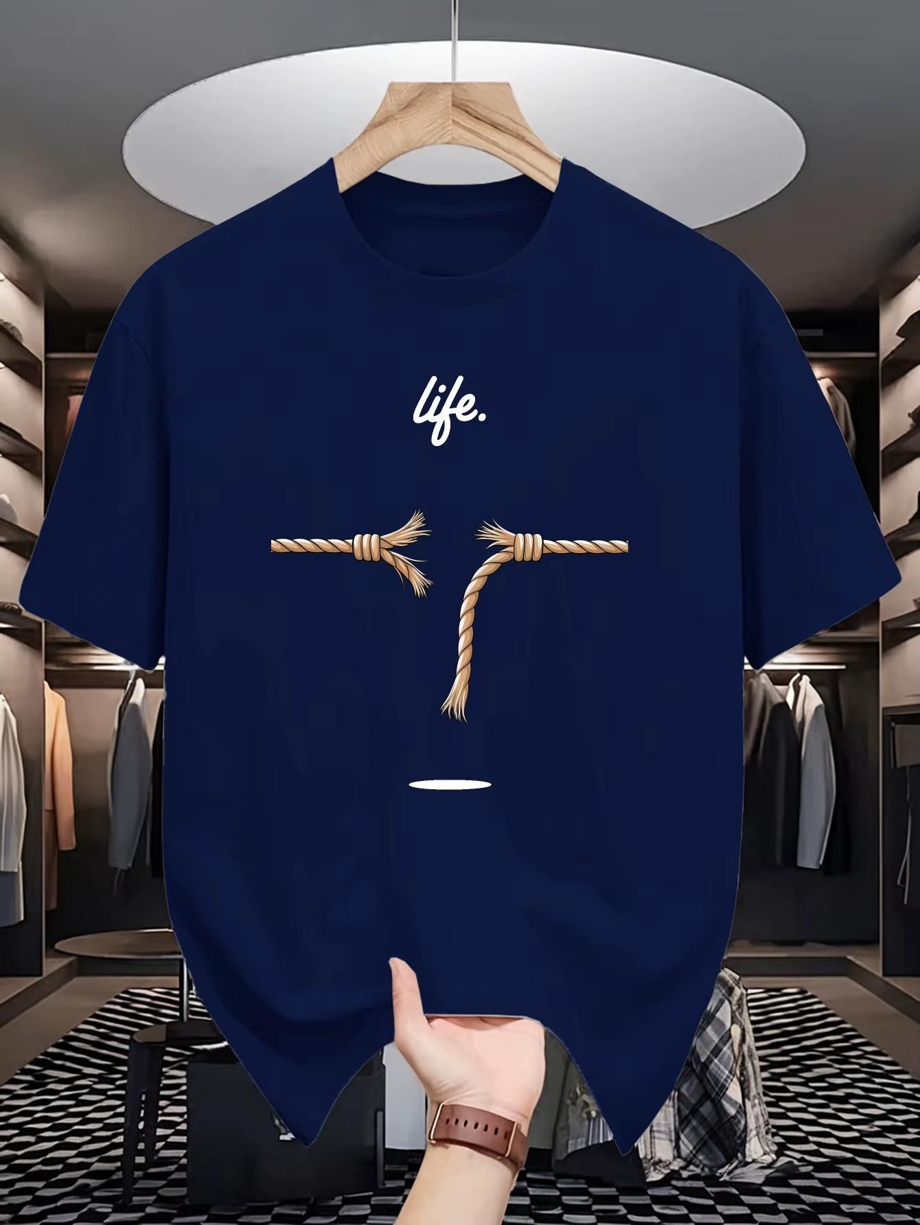 Break the Rope Life Letter Pattern Print Unisexs Tshirts Summer Casual High Quality Round Neck Short Sleeve Pullover Pullover Top 4XL
Break the Rope Life Letter Pattern Print Unisexs Tshirts Summer Casual High Quality Round Neck Short Sleeve Pullover Pullover Top 4XL