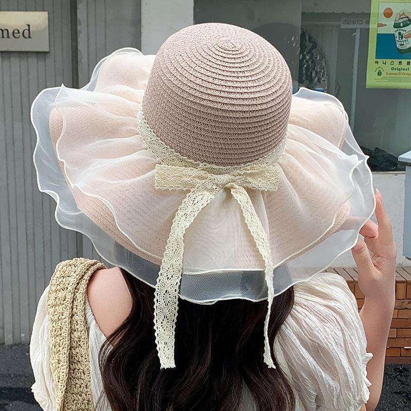 Summer Bowknot Sun Hat for Women Wide Brim Beach Vacation Hat Outdoor UV Protection Sunhat Sweet Straw Hat рожевий
Summer Bowknot Sun Hat for Women Wide Brim Beach Vacation Hat Outdoor UV Protection Sunhat Sweet Straw Hat рожевий