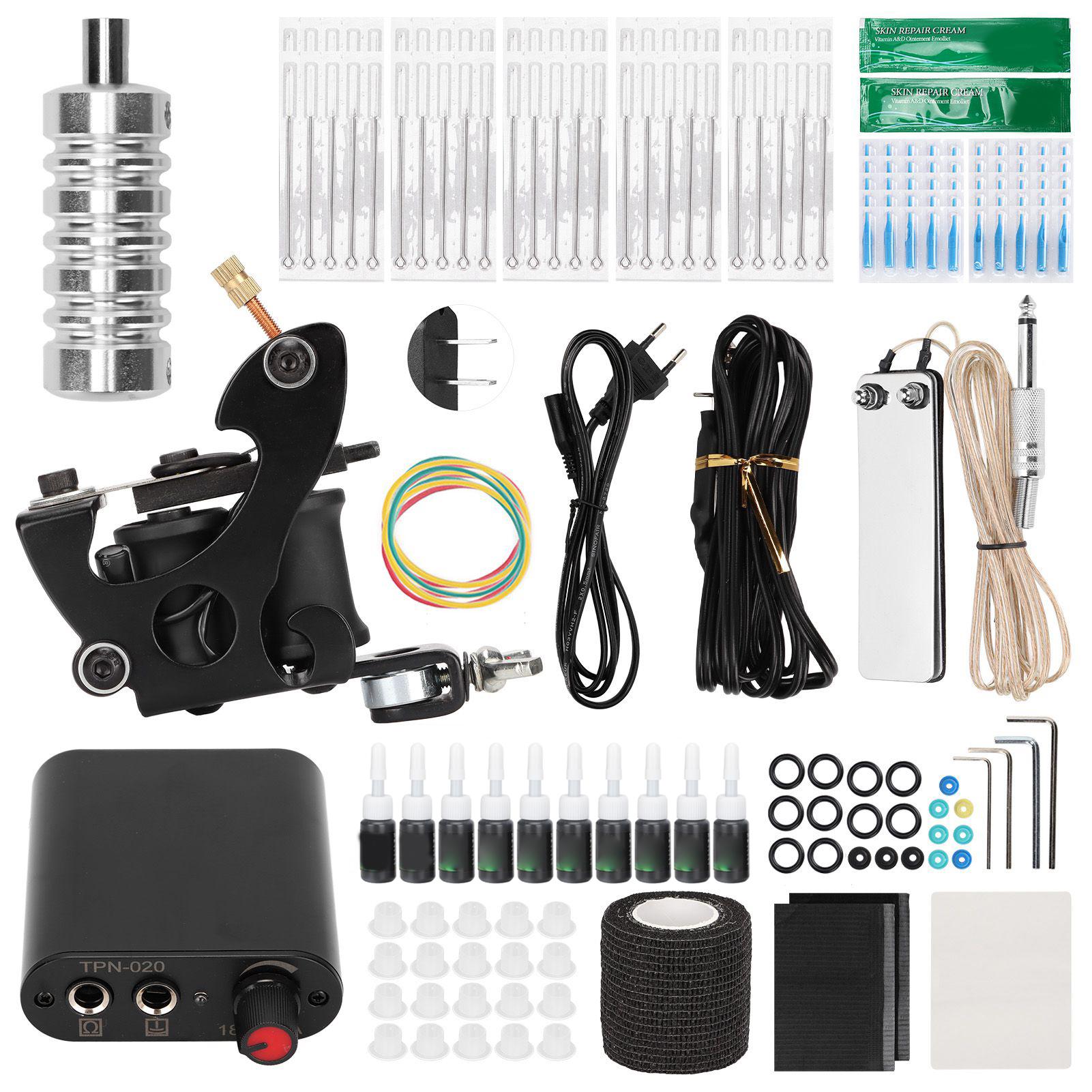 8 Wraps Tattoo Coil Machine Kit Mini Tattoo Power Supply Complete Tattoo Machine For Beginners 90-26
8 Wraps Tattoo Coil Machine Kit Mini Tattoo Power Supply Complete Tattoo Machine For Beginners 90-26