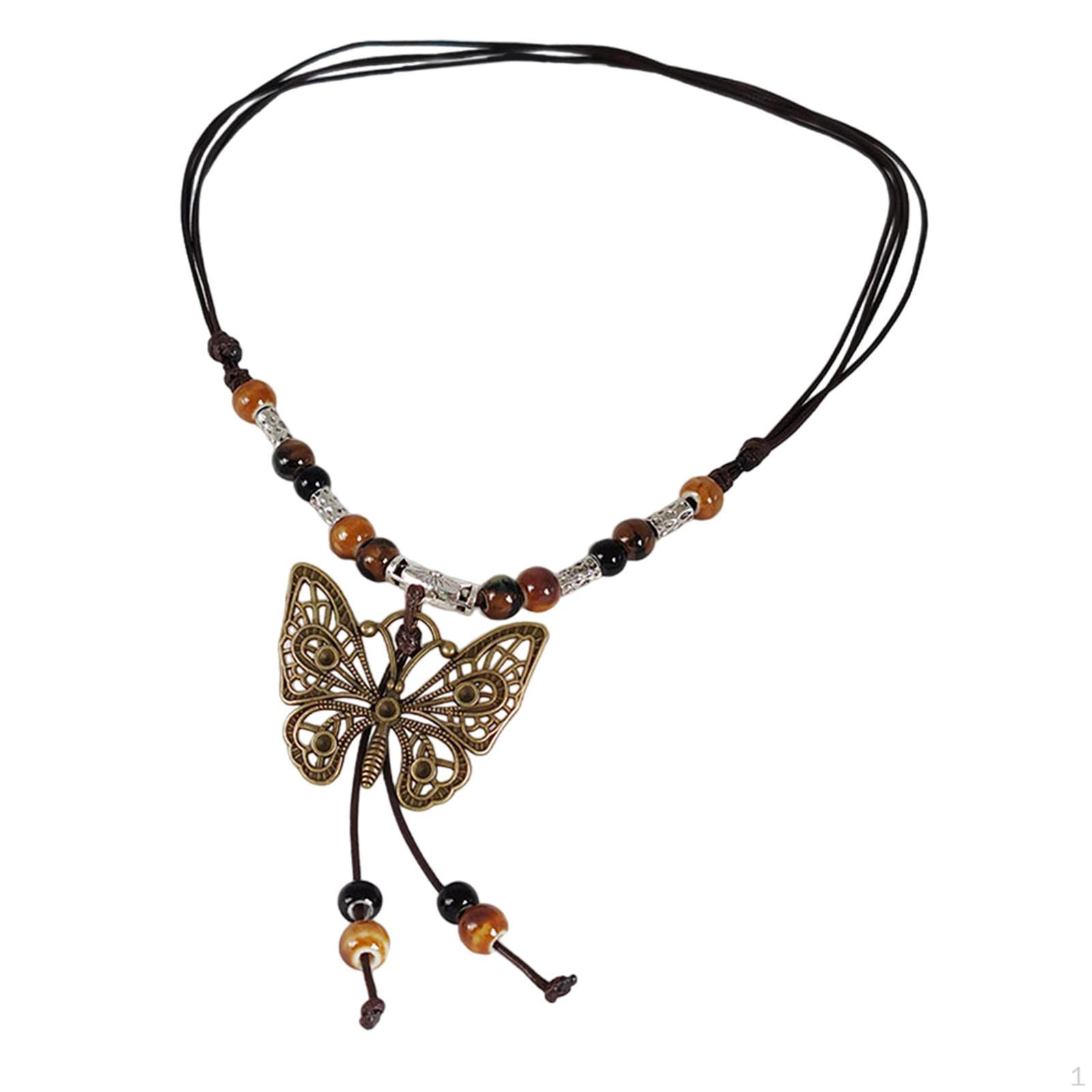 Beads Butterfly Necklace Choker for Anniversary Valentine s Day Celebrations Black Brown Beads
Beads Butterfly Necklace Choker for Anniversary Valentine s Day Celebrations Black Brown Beads
