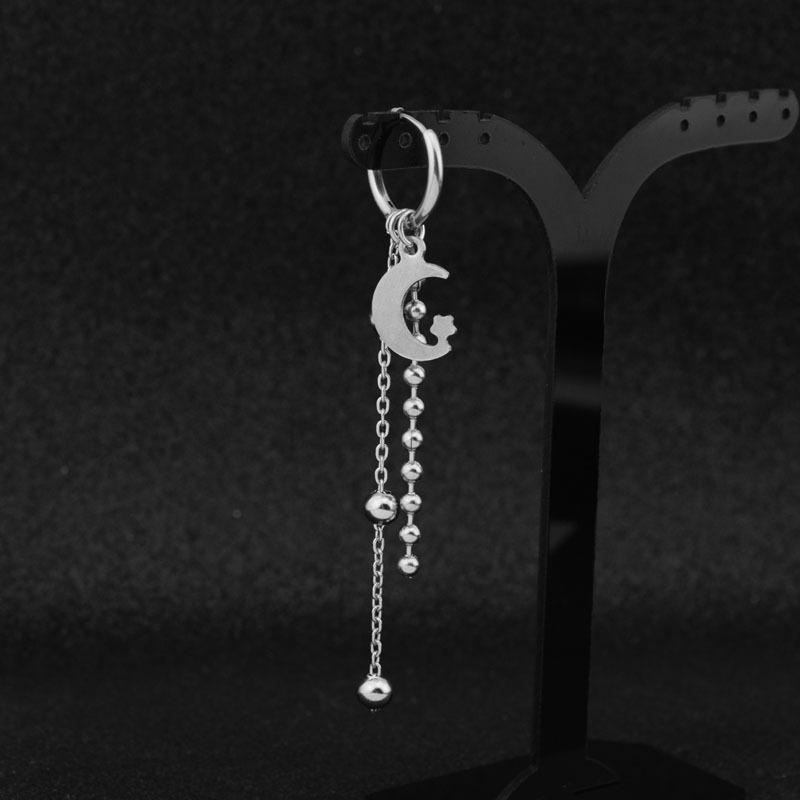 Vintage Men Stainless Steel Earrings Clip Cross Tassel Chain Ear Wrap Cuff Stud Earring Hipster Punk Piercing Ear Accessories
Vintage Men Stainless Steel Earrings Clip Cross Tassel Chain Ear Wrap Cuff Stud Earring Hipster Punk Piercing Ear Accessories