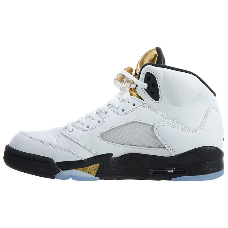 Кроссовки Air Jordan 5 Retro GS Olympic Kids Белый Черный-Металлик-Золотая Монета 440888-133 
Кроссовки Air Jordan 5 Retro GS Olympic Kids Белый Черный-Металлик-Золотая Монета 440888-133