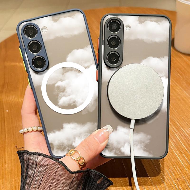 Для Magsafe Magnetic Cloud Pattern Clear Phone Case для Samsung S25 S24 S22 Ultra S23 S21 S20 Fe A55 A54 A53 A35 A15 Противоударный мягкий жесткий чехол с краями Samsung S24 FE чёрный
Для Magsafe Magnetic Cloud Pattern Clear Phone Case для Samsung S25 S24 S22 Ultra S23 S21 S20 Fe A55 A54 A53 A35 A15 Противоударный мягкий жесткий чехол с краями Samsung S24 FE чёрный