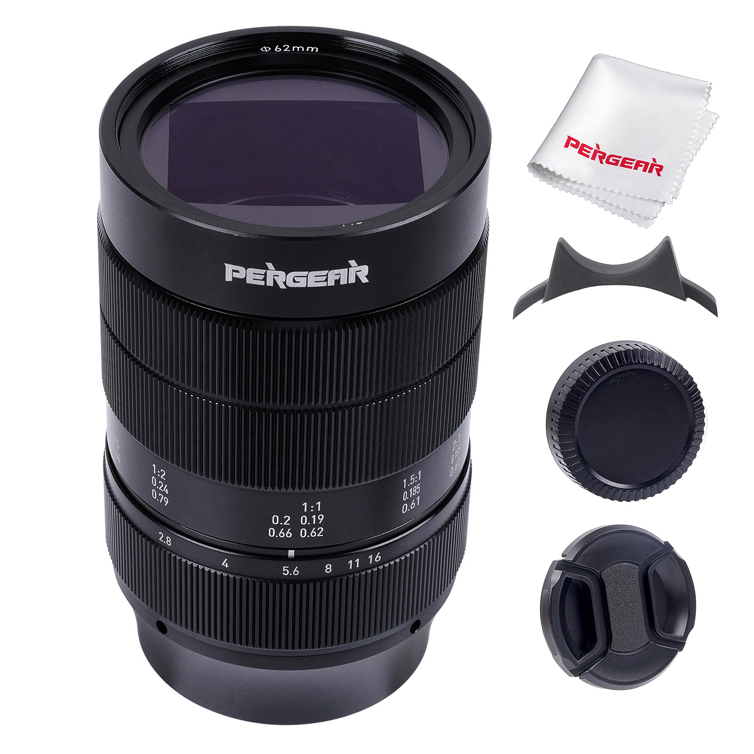 PERGEAR 60mm II Macro Lens Manual Focus 2X Magnification Super Micro Distance Compatible with Full Size Perfect for Photographing Z F2.8 Flowers,
PERGEAR 60mm II Macro Lens Manual Focus 2X Magnification Super Micro Distance Compatible with Full Size Perfect for Photographing Z F2.8 Flowers,
