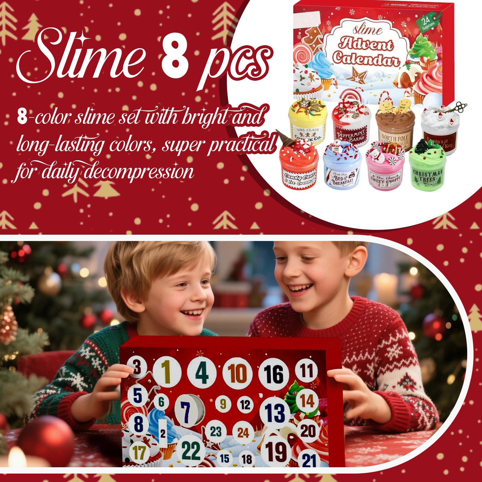 Christmas Advent Calendar 2025 Xmas Birthday Anniversary Surprise Gift with DIY Slime Craft Kit Funny Toy for Kids Toddlers Girl One Size червоний
Christmas Advent Calendar 2025 Xmas Birthday Anniversary Surprise Gift with DIY Slime Craft Kit Funny Toy for Kids Toddlers Girl One Size червоний
