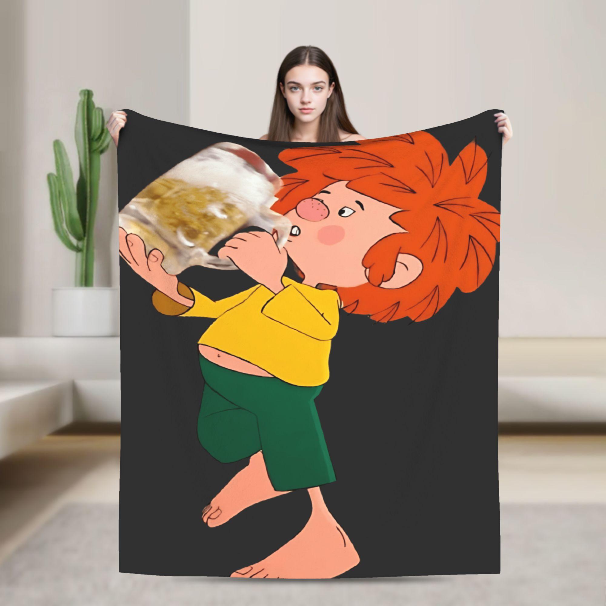 P-Pumuckl Flannel Blanket Winter Chocolate Soft Durable Bedding Throws for Children Couch Bed Fluffy Bedspread Sofa Bed Cover 75x90cm
P-Pumuckl Flannel Blanket Winter Chocolate Soft Durable Bedding Throws for Children Couch Bed Fluffy Bedspread Sofa Bed Cover 75x90cm