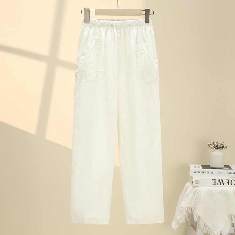 Summer Embroidery Women s Pants Stretch Casual Waist Office Outdoor Pant Breathable Cool Clothing XL белый
Summer Embroidery Women s Pants Stretch Casual Waist Office Outdoor Pant Breathable Cool Clothing XL белый
