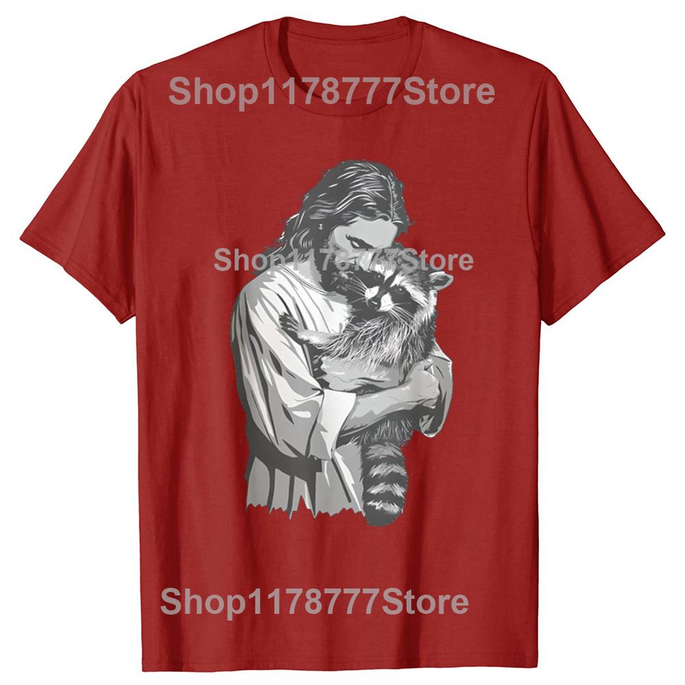 Funny Racoon Lover Trash Christian Jesus T Shirts Cotton Streetwear Birthday Gifts Mens Fashion Casual Loose Oversized T Shirt S
Funny Racoon Lover Trash Christian Jesus T Shirts Cotton Streetwear Birthday Gifts Mens Fashion Casual Loose Oversized T Shirt S