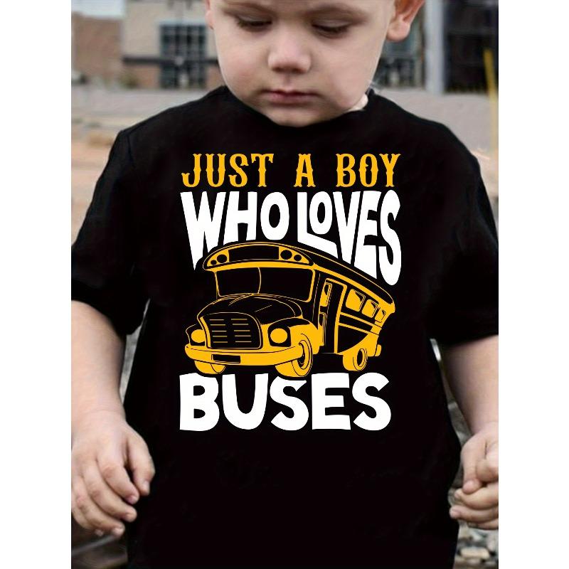 European sizes Boys School Bus Graphic T-Shirt - Funny Just a Boy Who Loves Buses Text - Soft Stretchy Knit Shirt 164cm чорний
European sizes Boys School Bus Graphic T-Shirt - Funny Just a Boy Who Loves Buses Text - Soft Stretchy Knit Shirt 164cm чорний