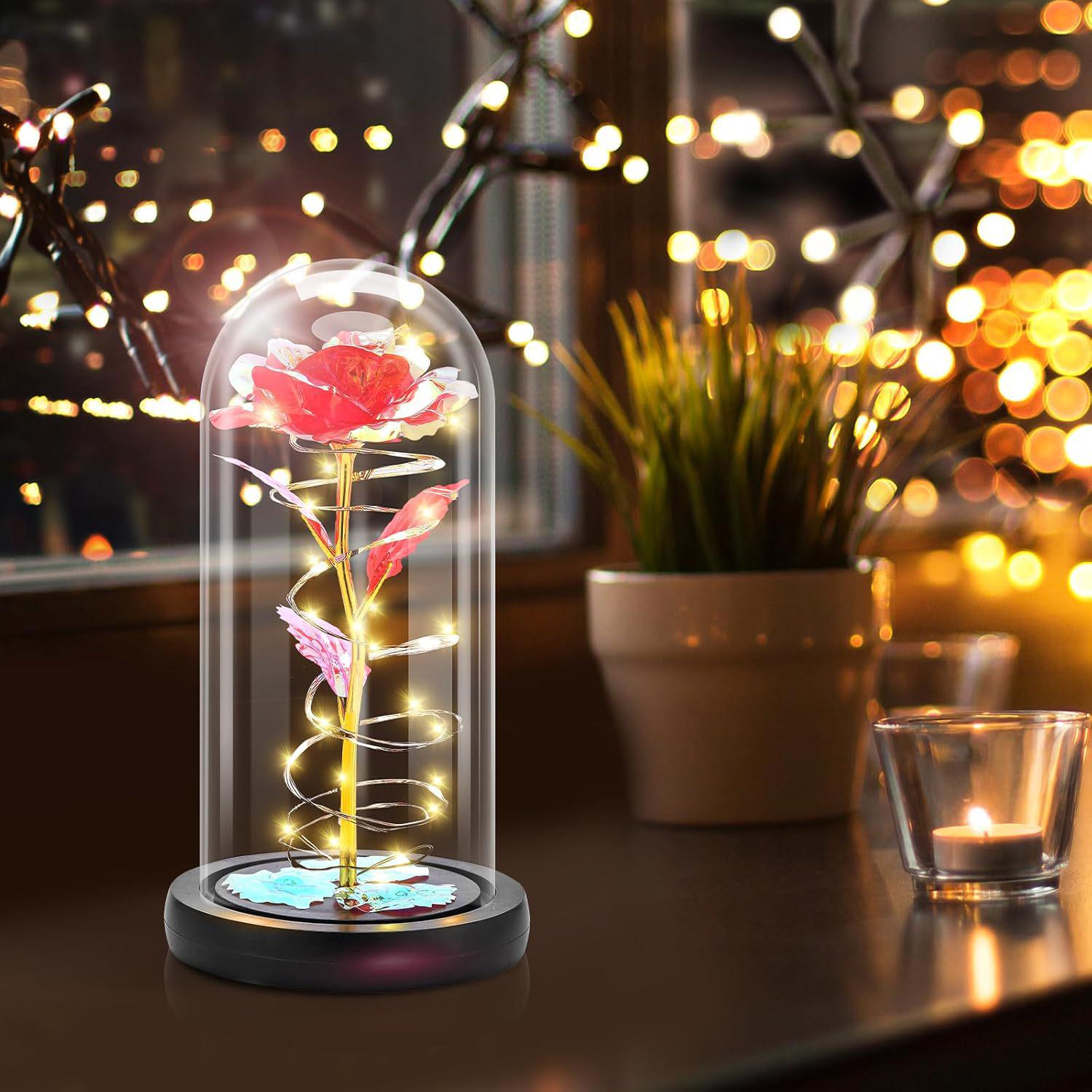 Gold Foil Preserved Rose Night Light - Valentine s & Mother s Day Ornament
Gold Foil Preserved Rose Night Light - Valentine s & Mother s Day Ornament