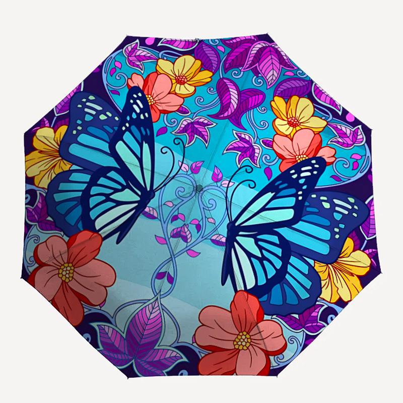 1pc Butterfly Flowers Automatic Open/Close Umbrella, Portable Folding Umbrella, Compact Travel Umbrella for078
1pc Butterfly Flowers Automatic Open/Close Umbrella, Portable Folding Umbrella, Compact Travel Umbrella for078