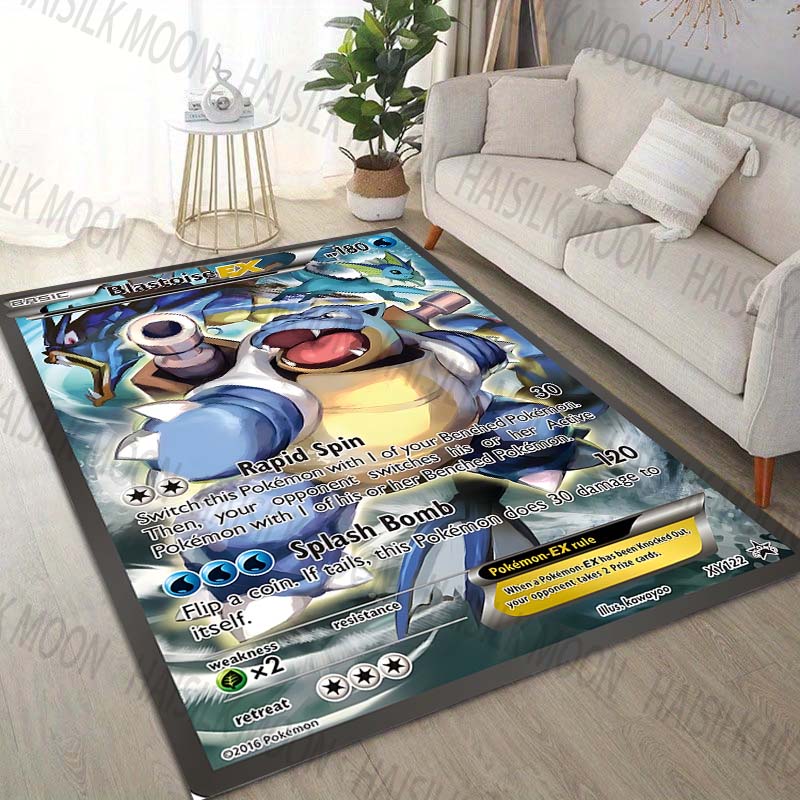 1PC Pokemon Squirtle Cards Print Carpet for Living Room Bedroom Kid s Room Home Decor Area Rug Sofa Cloakroom Play Mat 40x60cm
1PC Pokemon Squirtle Cards Print Carpet for Living Room Bedroom Kid s Room Home Decor Area Rug Sofa Cloakroom Play Mat 40x60cm