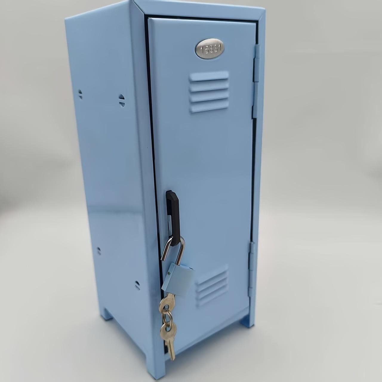 1/2pc Kawaii Metal Storage Cabinet with Key Lock Mini Safe Desktop Organizer Pink Purple Blue Metal Mini Safe Table Decoration синій
1/2pc Kawaii Metal Storage Cabinet with Key Lock Mini Safe Desktop Organizer Pink Purple Blue Metal Mini Safe Table Decoration синій