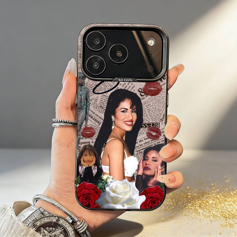 Singer S-Selena Q-Quintanilla 90S Phone Case For iPhone17 16 15 14 13 12 Pro Max Grey Black Matte Laser Metallic Aurora Funda iPhone14
Singer S-Selena Q-Quintanilla 90S Phone Case For iPhone17 16 15 14 13 12 Pro Max Grey Black Matte Laser Metallic Aurora Funda iPhone14