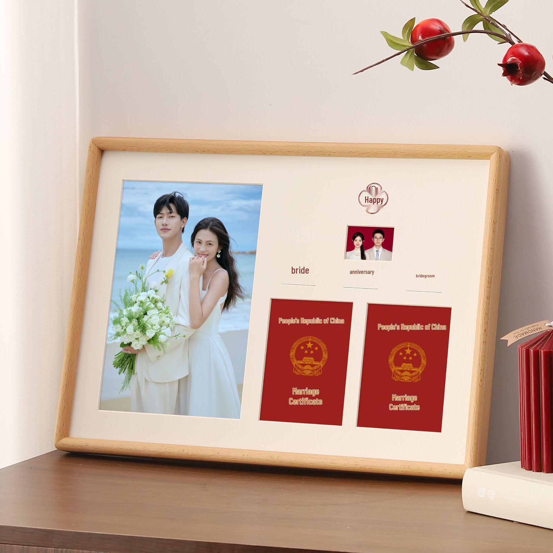 Весільна фоторамка в китайському стилі з масиву дерева, заокруглені кути, великий розмір, дизайн «шип-паз» для настільного розміщення та декору A3 inner diameter (29.7*42cm)
Весільна фоторамка в китайському стилі з масиву дерева, заокруглені кути, великий розмір, дизайн «шип-паз» для настільного розміщення та декору A3 inner diameter (29.7*42cm)