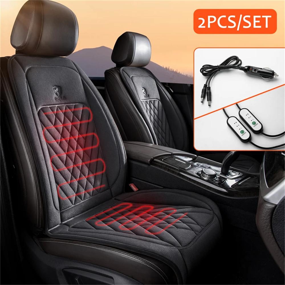 2× Fast Heating 12-24V Universal Heated Car Seat Cushion Winter Warm Heating Pad
2× Fast Heating 12-24V Universal Heated Car Seat Cushion Winter Warm Heating Pad