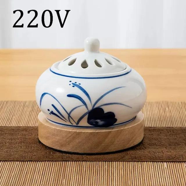 110V/220V Japanese Style Electric Timed Incense Ceramic Censer Essential Oil Burners Aroma Diffuser with Adjustable Timer
110V/220V Japanese Style Electric Timed Incense Ceramic Censer Essential Oil Burners Aroma Diffuser with Adjustable Timer