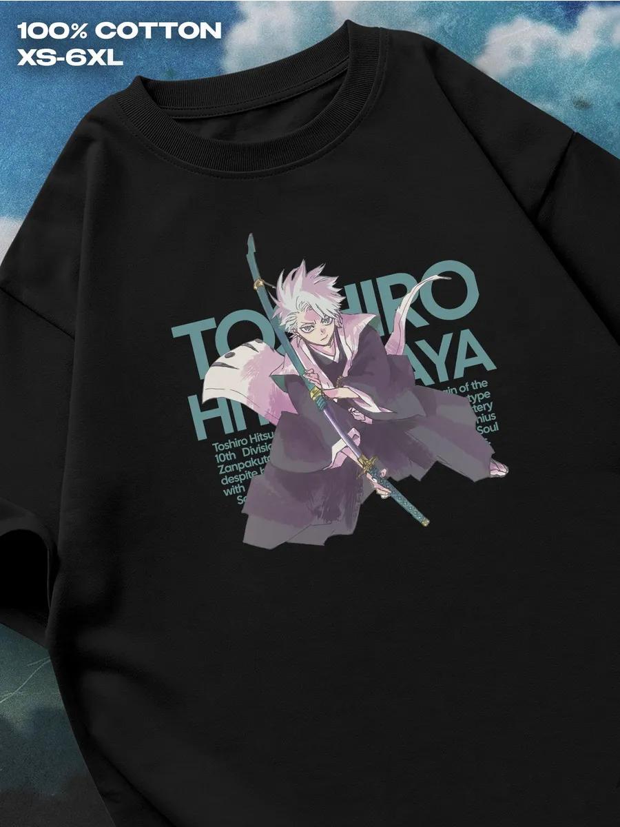 Bleach Тоширо Хицугая черная футболка Мужская футболка Женские футболки с принтом букв Футболка с короткими рукавами Повседневная уличная футболка Топ S
Bleach Тоширо Хицугая черная футболка Мужская футболка Женские футболки с принтом букв Футболка с короткими рукавами Повседневная уличная футболка Топ S