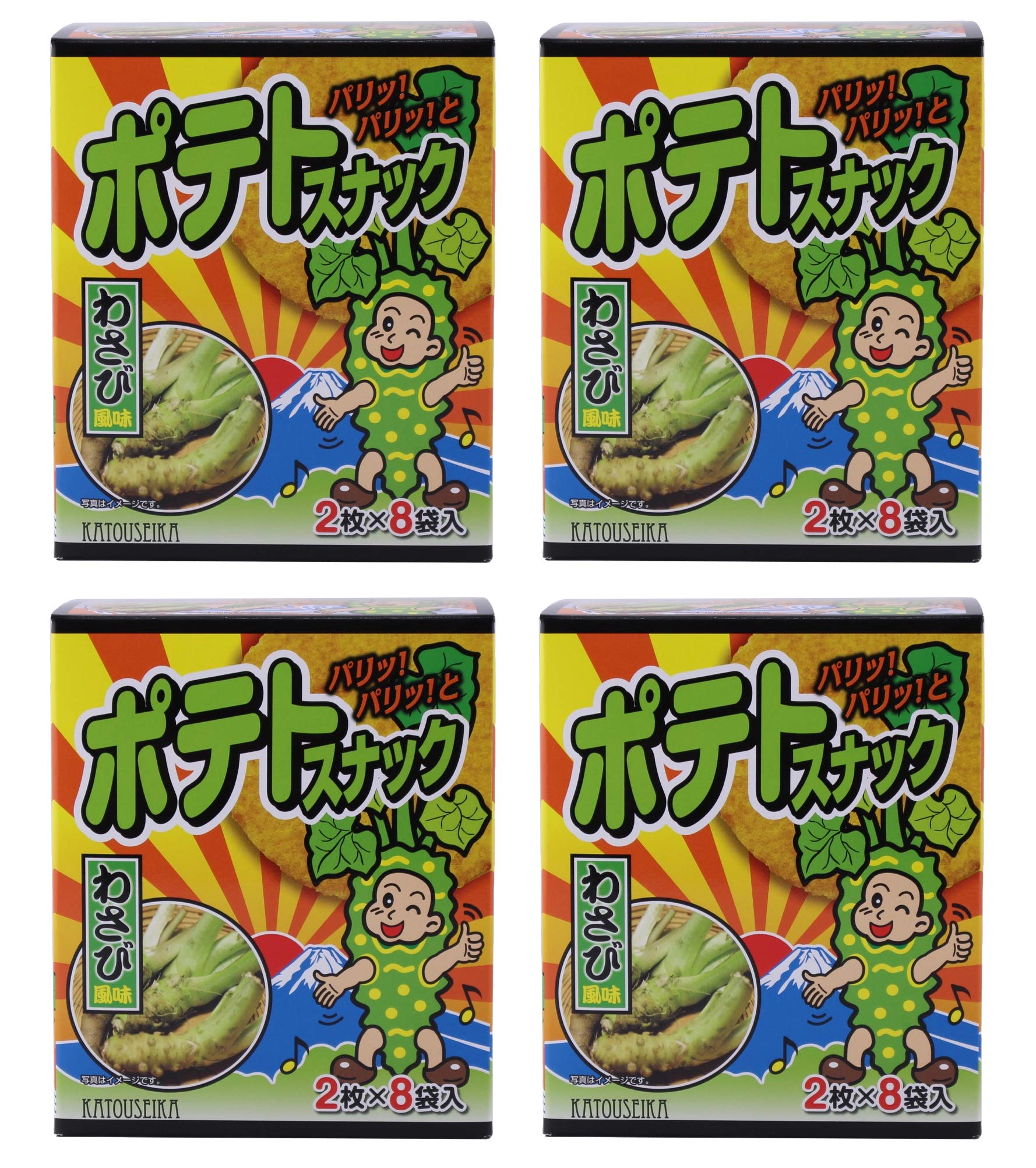 Картофельная закуска Matsuzawa со вкусом васаби (1 коробка 2 шт. x 8 пакетов) MT-PS-WB4 x 4 коробки
Картофельная закуска Matsuzawa со вкусом васаби (1 коробка 2 шт. x 8 пакетов) MT-PS-WB4 x 4 коробки