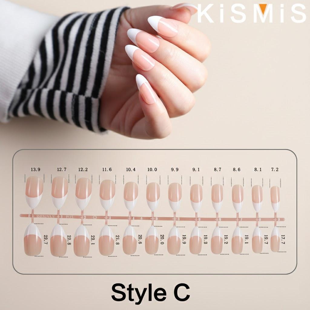 24Pcs French Pink Fake Nails Short Long Almond Shape Natural Press on Nail Art Tips Adhesive False Nails for Salon and Home Use
24Pcs French Pink Fake Nails Short Long Almond Shape Natural Press on Nail Art Tips Adhesive False Nails for Salon and Home Use
