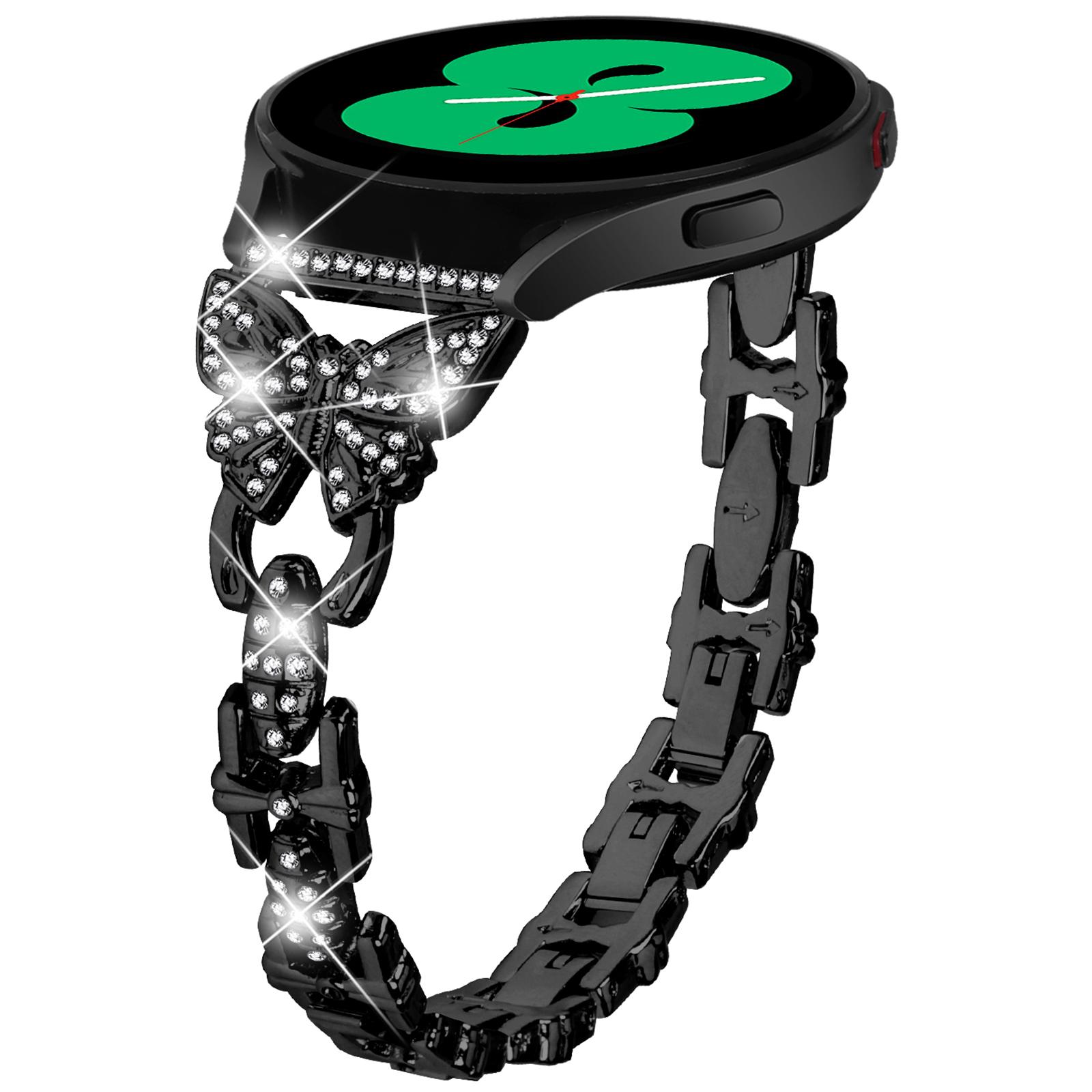For Samsung Galaxy Watch FE 40mm Butterfly Bling Rhinestone Decor Watch Band Metal Bracelet Silver
For Samsung Galaxy Watch FE 40mm Butterfly Bling Rhinestone Decor Watch Band Metal Bracelet Silver