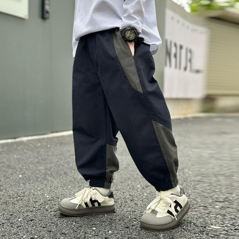 Spring Autumn Fashion Splicing Style Boys Pants Loose Patchwork Sport Overalls Cargo Trousers for 4-14 Years Old Kids 170cm
Spring Autumn Fashion Splicing Style Boys Pants Loose Patchwork Sport Overalls Cargo Trousers for 4-14 Years Old Kids 170cm