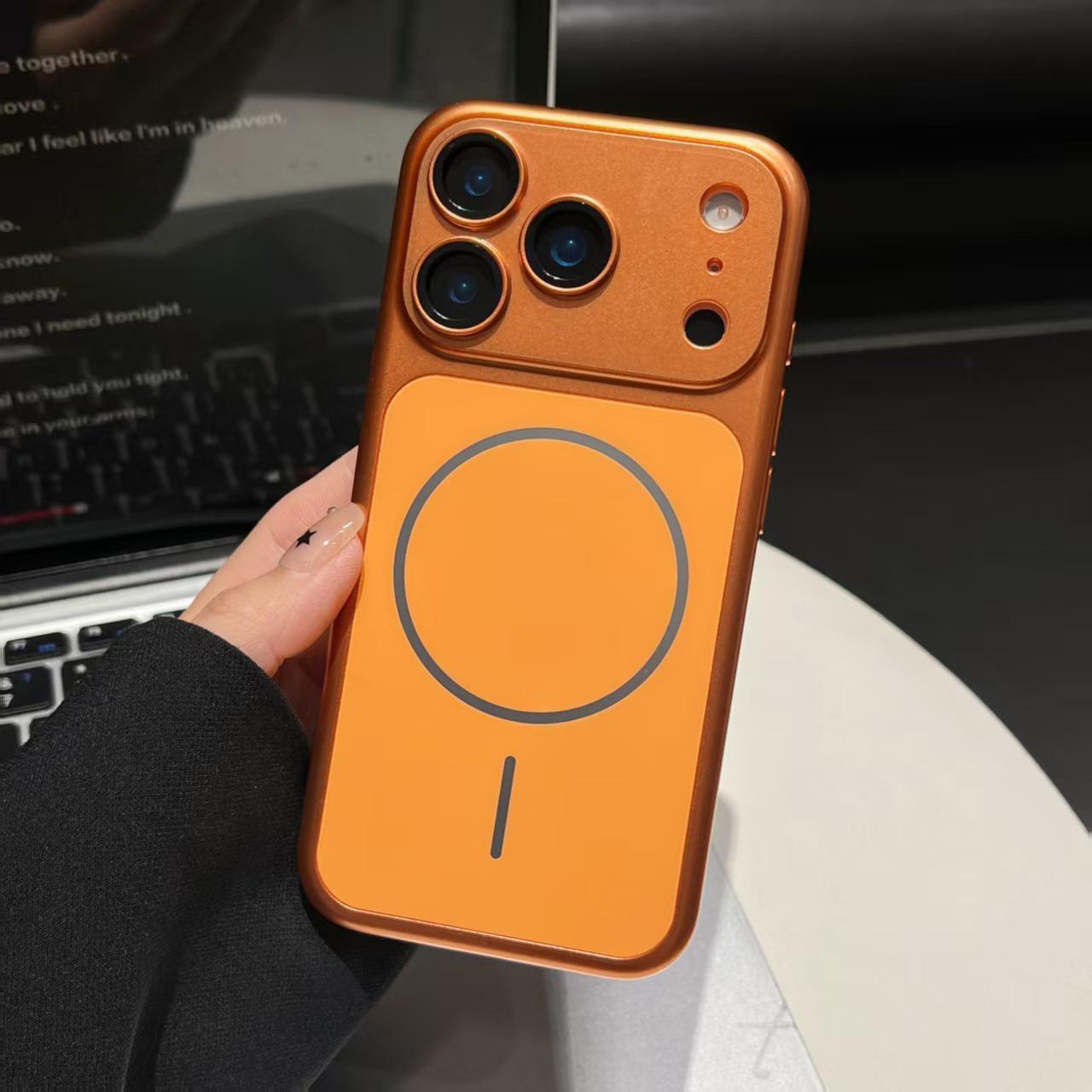 Compatible with Apple iPhone 17 Pro Max, 17, and 16 Pro: Original Color Magnetic Adsorption Protective Case. iPhone 13
Compatible with Apple iPhone 17 Pro Max, 17, and 16 Pro: Original Color Magnetic Adsorption Protective Case. iPhone 13