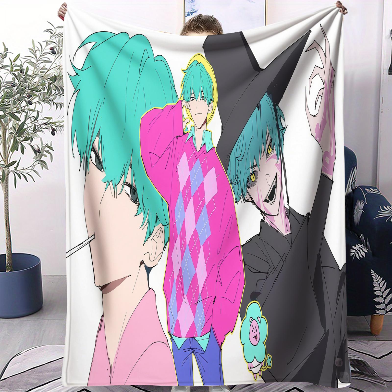 KPop Demon Hunter Saja Boy Warm Blanket Girl Boy Covered Blanket Anime Plush Soft Blanket Bed Bedroom Sofa Car Home Decoration 70x100cm
KPop Demon Hunter Saja Boy Warm Blanket Girl Boy Covered Blanket Anime Plush Soft Blanket Bed Bedroom Sofa Car Home Decoration 70x100cm