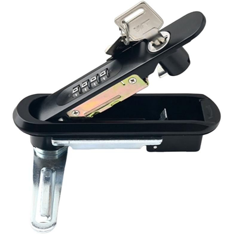 4 Digital Resettable Padlock with Key Combination Cabinet Cams Lock Weatherproof Drawer Door Lock for Box Cabinet Door чорний
4 Digital Resettable Padlock with Key Combination Cabinet Cams Lock Weatherproof Drawer Door Lock for Box Cabinet Door чорний