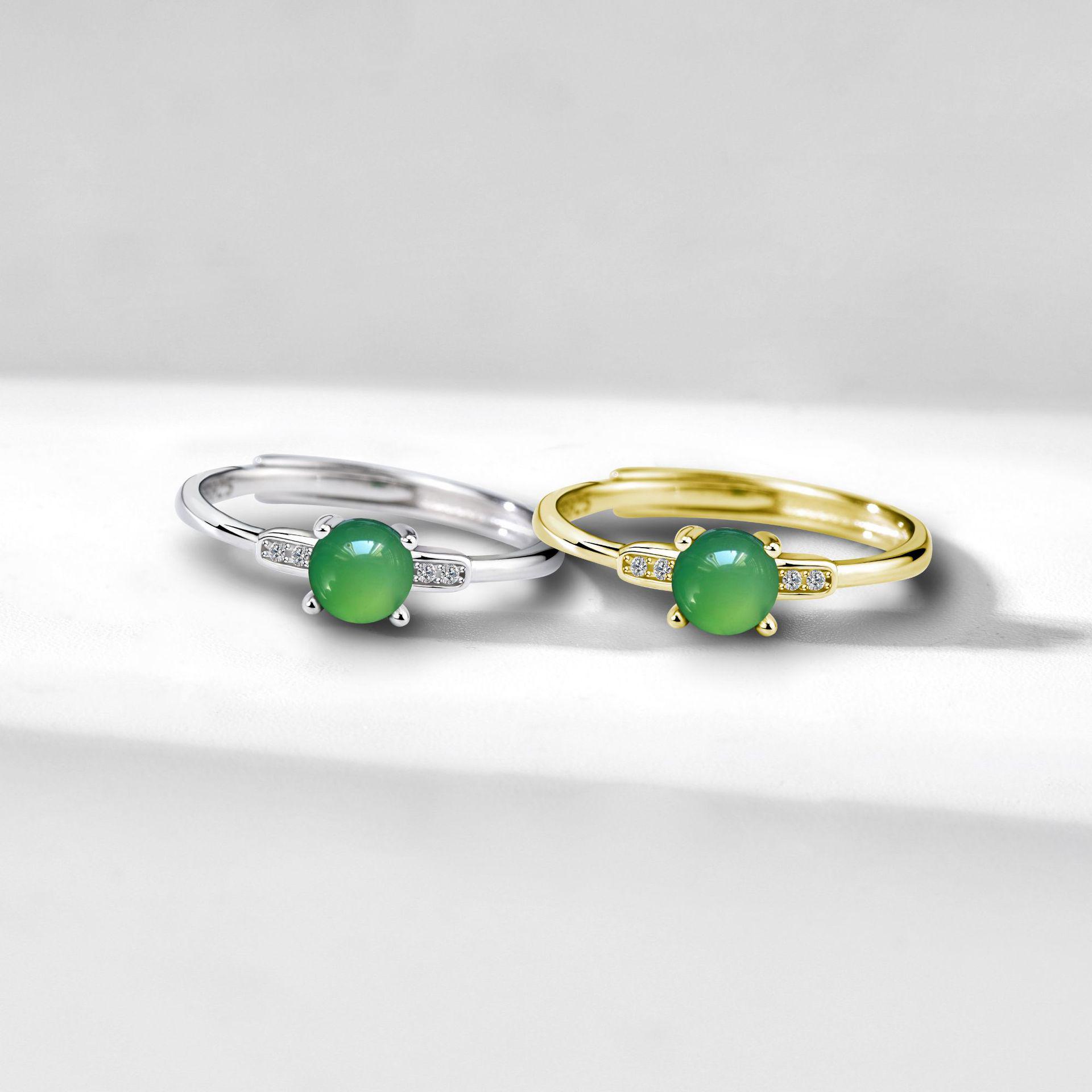 Elegant 925 Sterling Silver Jade Ring - Retro Chinese Style Handcrafted Jewelry for Women, Perfect Mother s Day Gift. Adjustable Open Size
Elegant 925 Sterling Silver Jade Ring - Retro Chinese Style Handcrafted Jewelry for Women, Perfect Mother s Day Gift. Adjustable Open Size