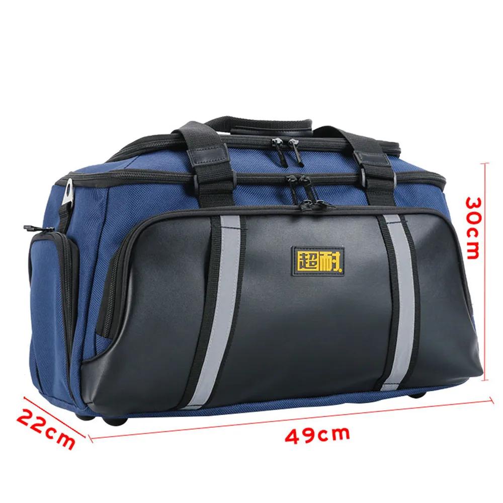 2026 New 1680D Heavy Duty Tool Bag Built-in Slip Pocket with Zippered Pocket for Tool Organizer Electrician Man Gift синій
2026 New 1680D Heavy Duty Tool Bag Built-in Slip Pocket with Zippered Pocket for Tool Organizer Electrician Man Gift синій