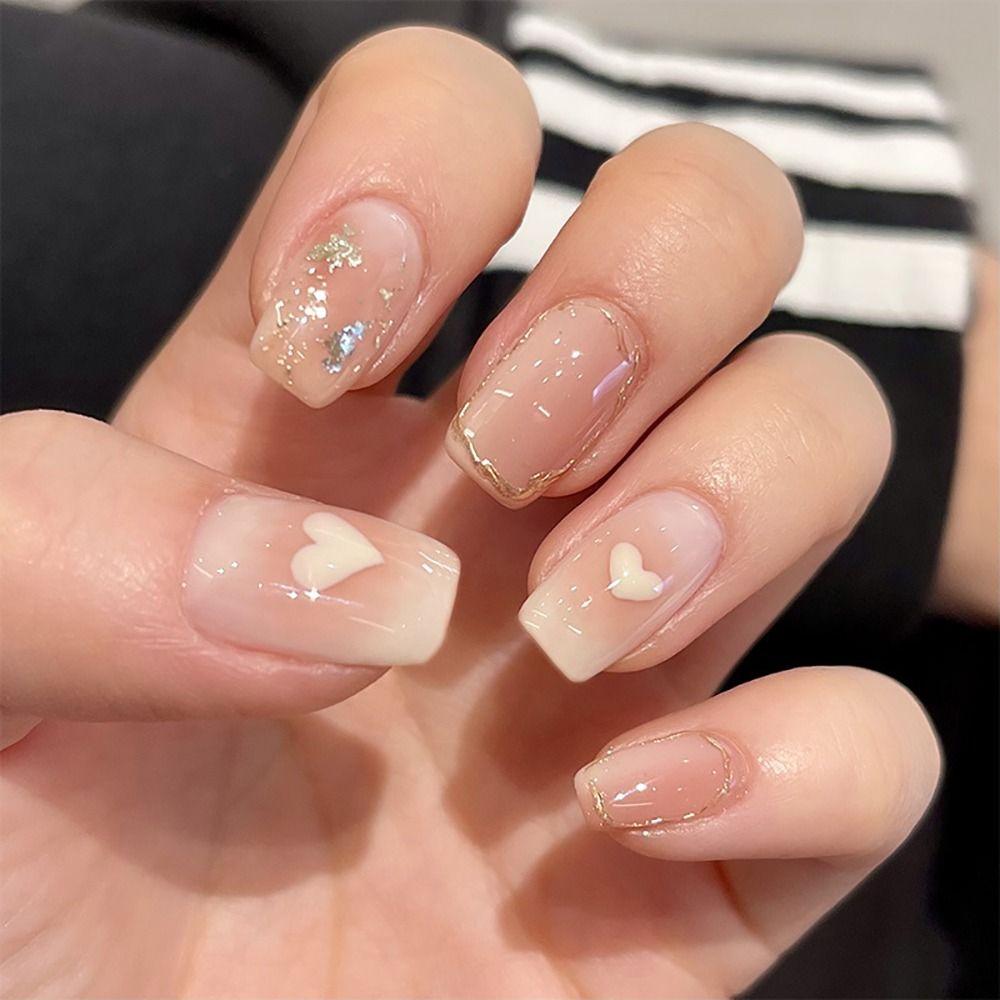 24pcs Medium Length Blur False Nails Full Cover Press on Nails Reusable French Style Nails Girl
24pcs Medium Length Blur False Nails Full Cover Press on Nails Reusable French Style Nails Girl